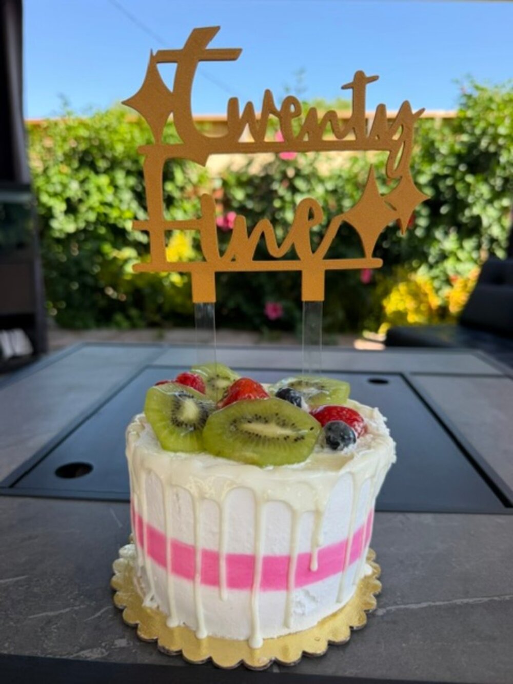 Twenty Fine Cake Topper
